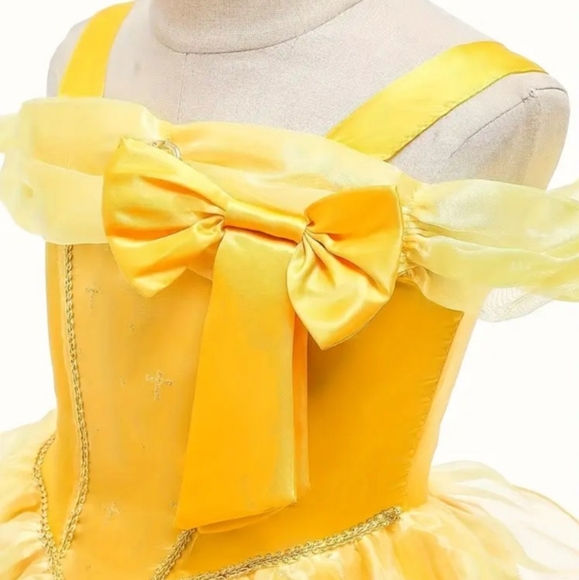 Yellow Princess Costume for Kids - Picture 3 of 4